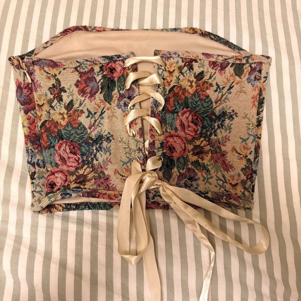 Princess Polly Vintage Floral Corset Top